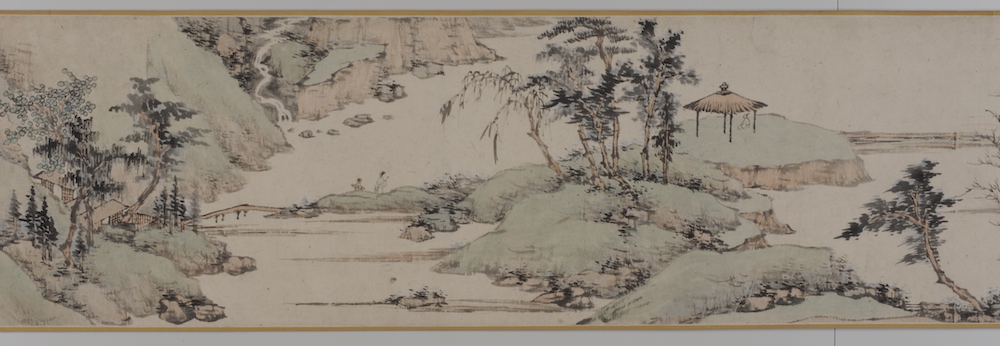 査士标 《携琴访友图卷》 清(1644—1911)安徽博物院 藏