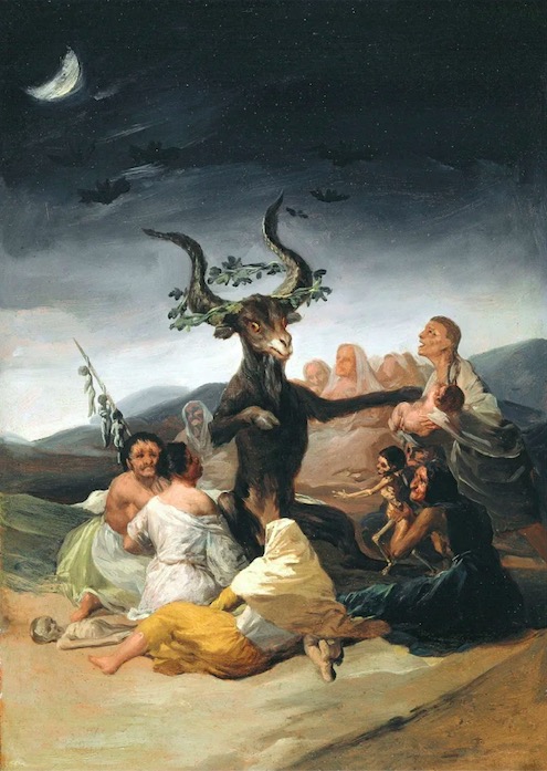 戈雅,《女巫的安息日》,1798年,普拉多博物馆藏