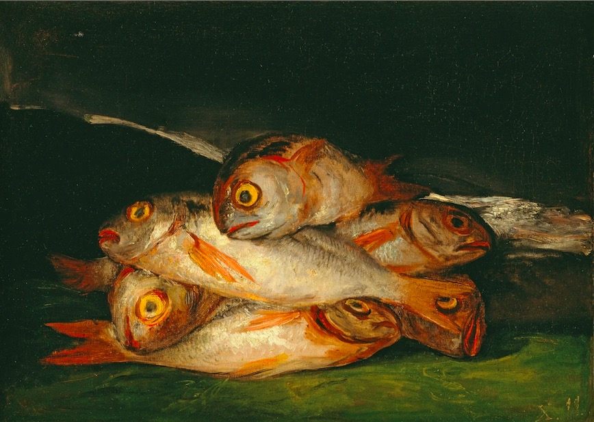 戈雅，《金光闪闪的静物》，1808-1812，美国休斯顿美术馆藏