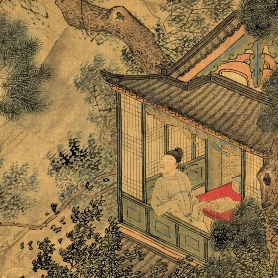 《春龙起蛰图》细节图 香港艺术馆藏