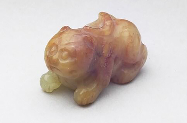 清 雕玉属像十二生肖(虎)台北故宫博物院藏