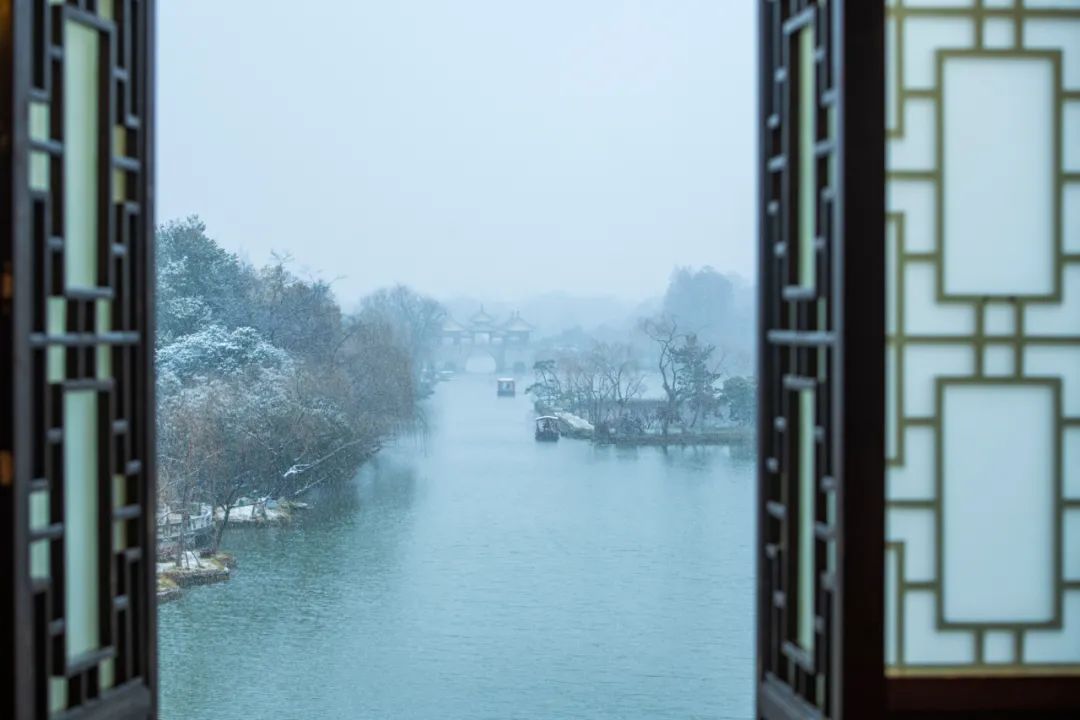 扬州瘦西湖雪景 (图片源自 扬州文旅)