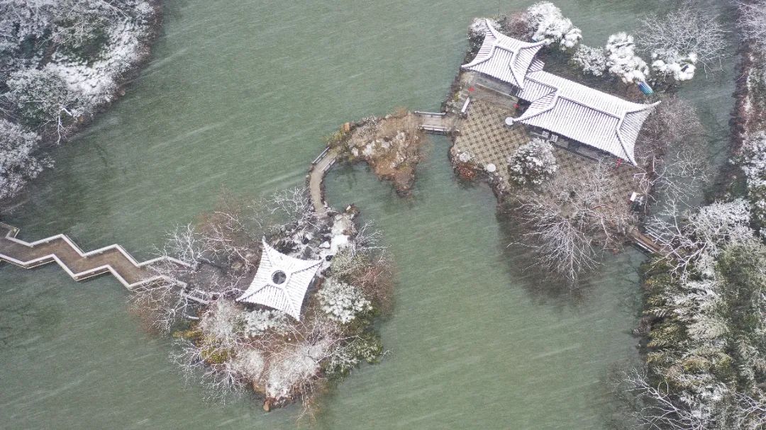 扬州瘦西湖雪景(图片源自 扬州文旅)