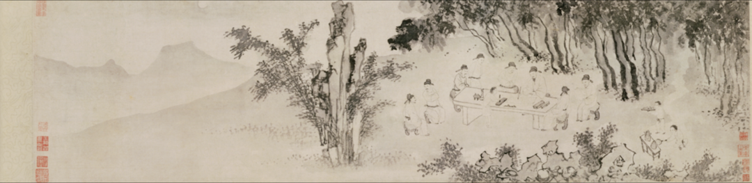 明 周官《观灯图卷》(局部) 北京故宫博物院藏