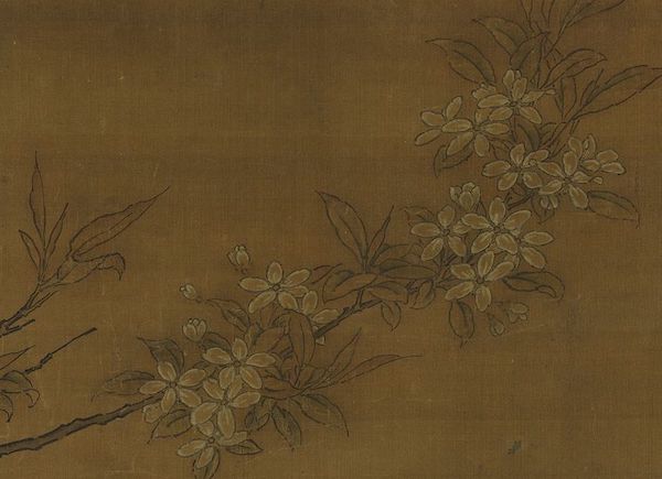 宋 马远 《画梨花山鸟》轴(局部) 台北故宫博物院藏