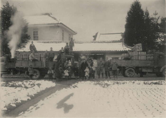 东京帝室博物馆文物疏散(1945年,京都桑田郡弓削村)