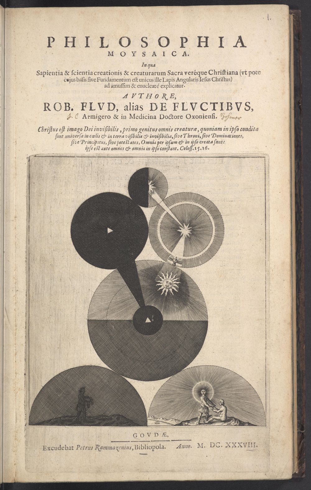 罗伯特·弗洛德，《哲学融合》，1638 年（荷兰）