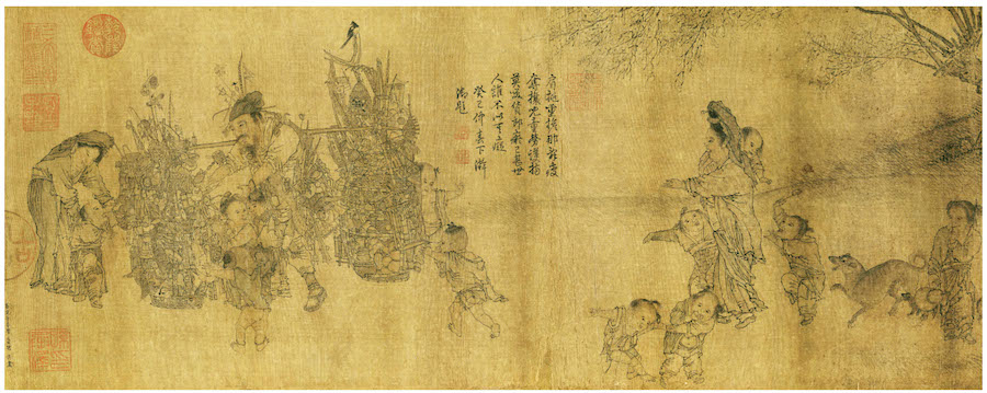 南宋 李嵩《货郎图》 现藏故宫博物院