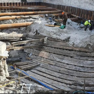 Medieval cargo ship unexpectedly found during construction work in Estonia