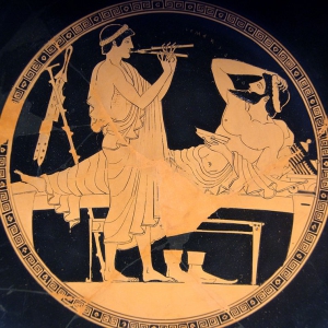Why Did Ancient Greeks Recline to Eat and Drink?