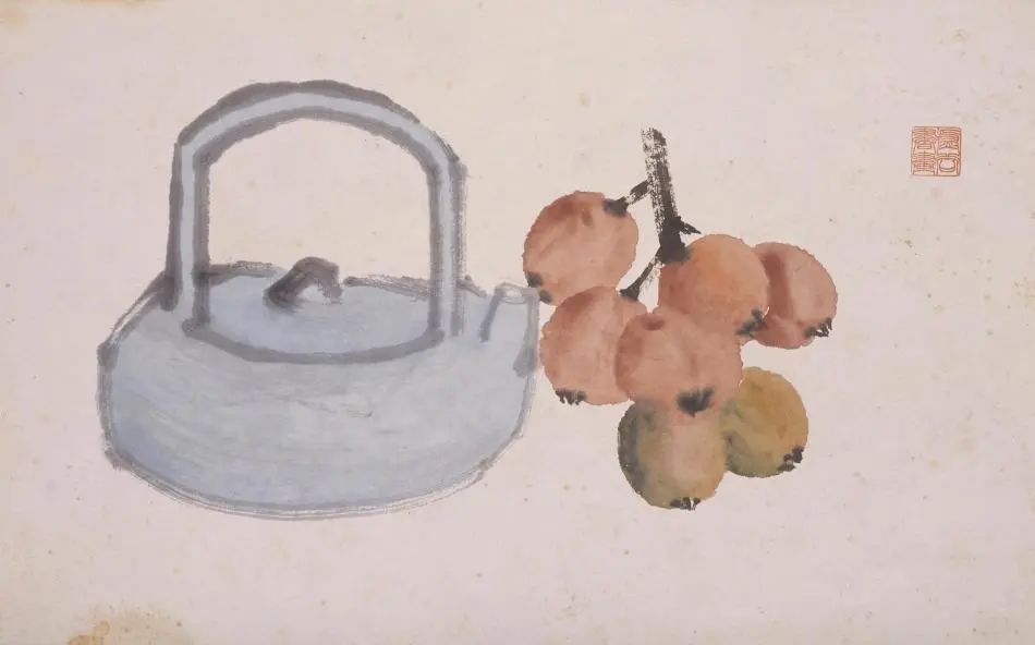 花果册(十开)(其一) 清 虚谷