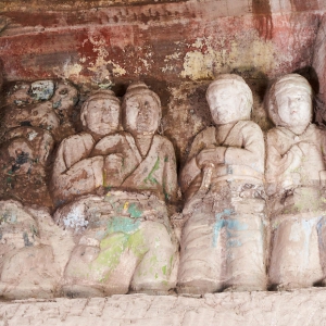 四川安岳石窟发现明刻二十四孝造像