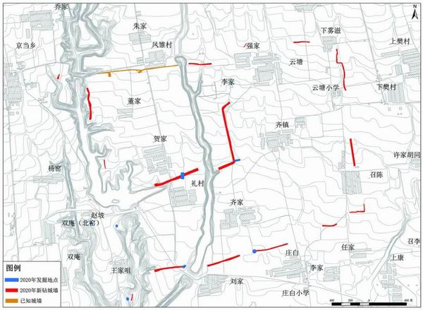 周原城址平面情况