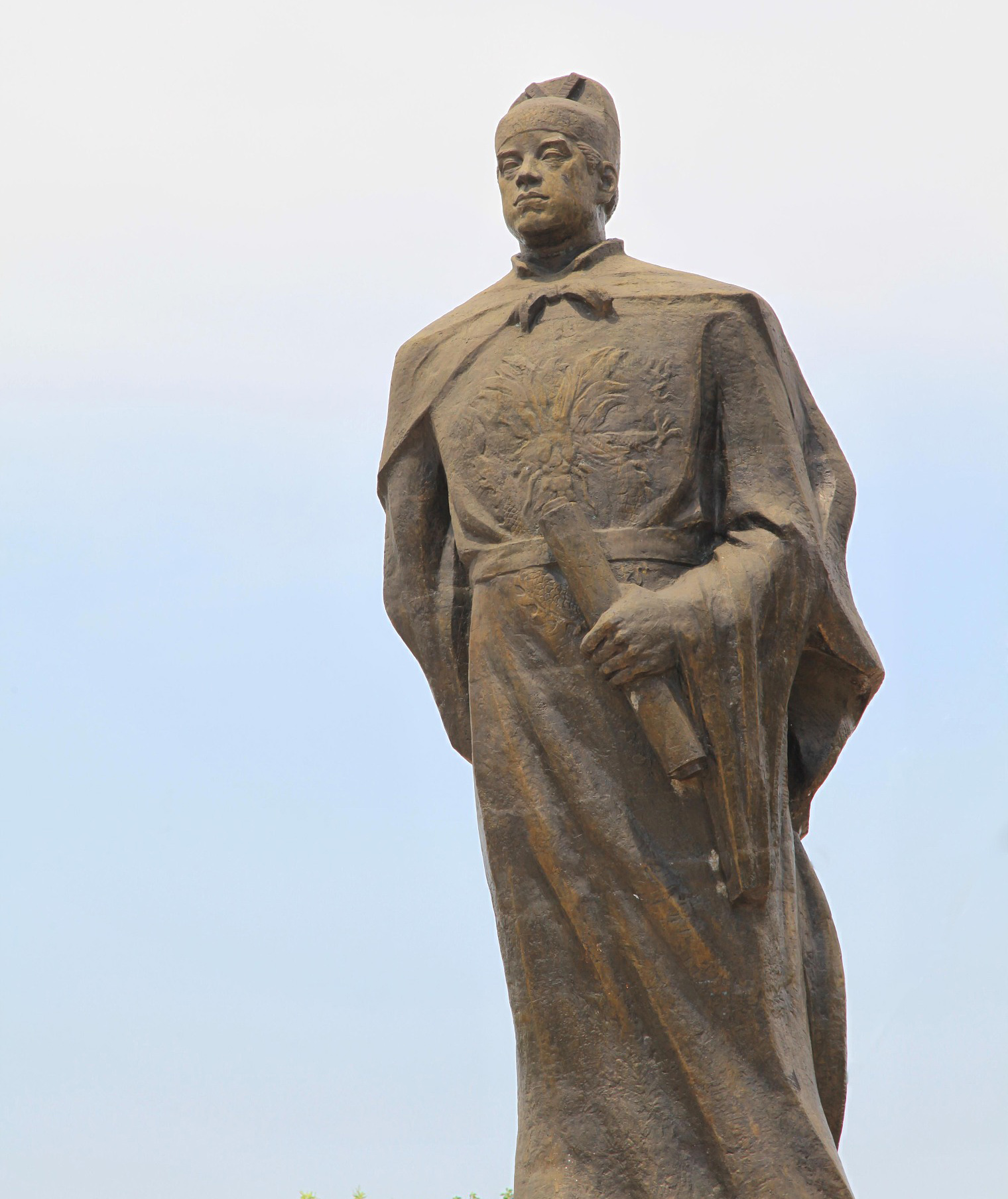 南京龙江宝船厂遗址的郑和铜像