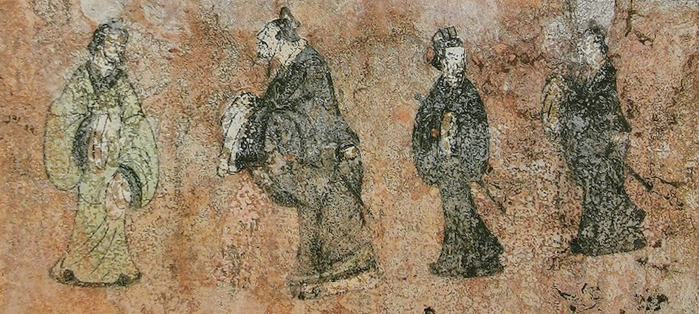 东平汉墓孔子见老子图