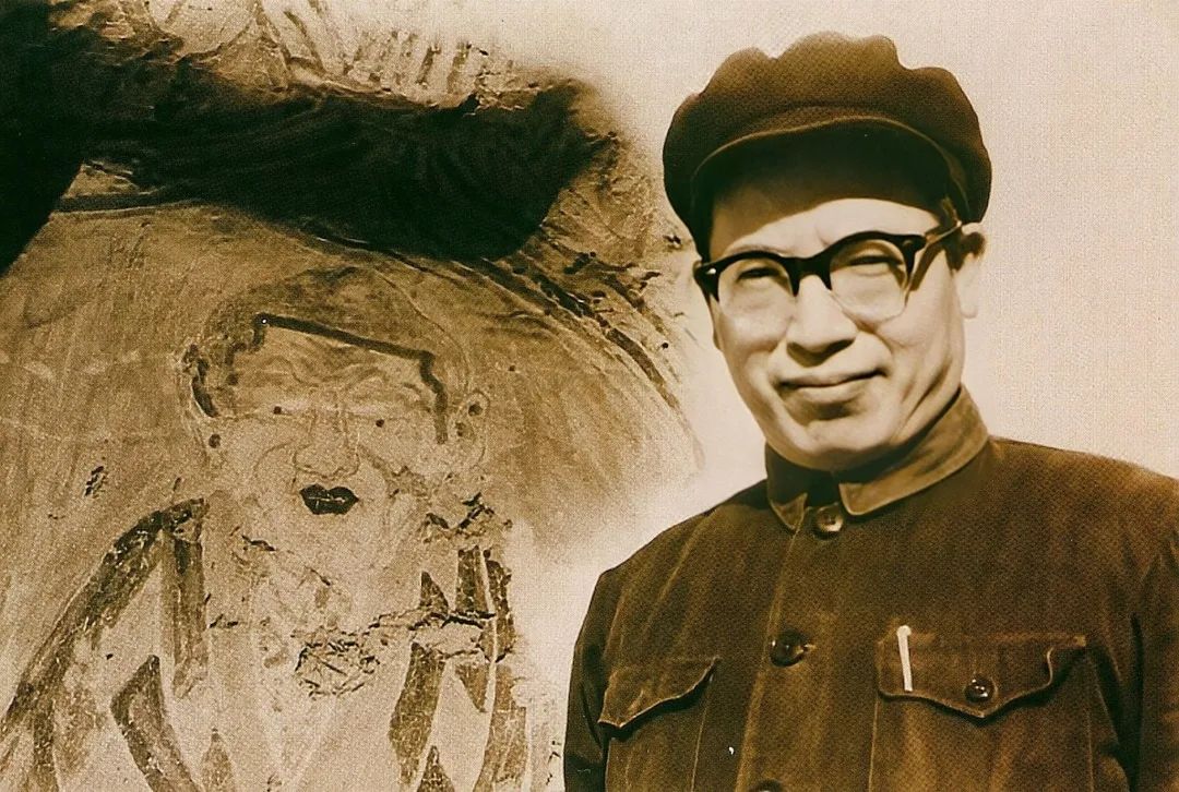 宿白先生在敦煌莫高窟(1962年)