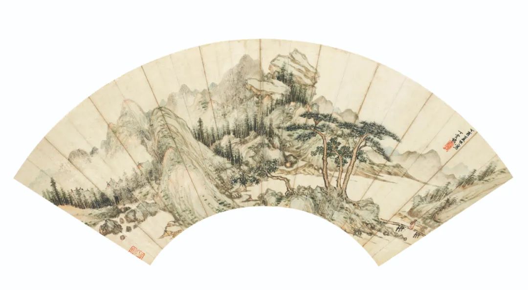 《层岩竞秀图》明 丁云鹏