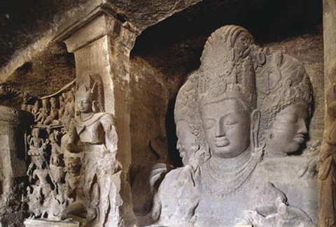 湿婆其雕塑的神像雕饰具有高超技巧