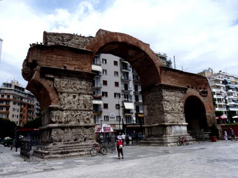 塞萨洛尼基古建筑位于希腊马其顿大区东北部塞萨洛尼基州