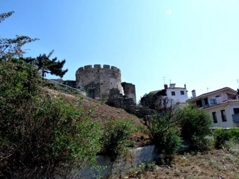 古城墙的瞭望台