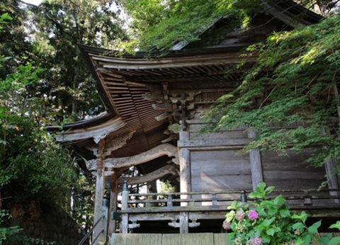 毛越寺是平泉文化遗产中的第二大寺院，现在只有寺院的遗址和庭院被保护了下来。