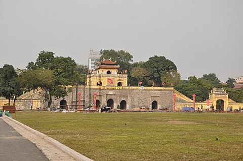 河内升龙皇城，位于越南首都河内市