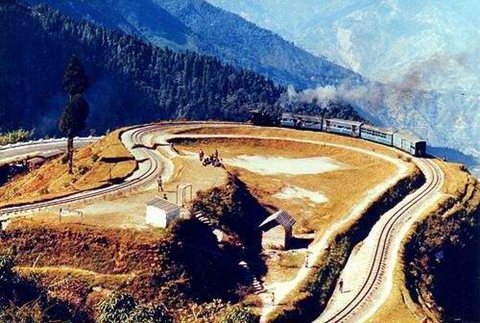 印度高山铁路, 位于现今印度北部山区