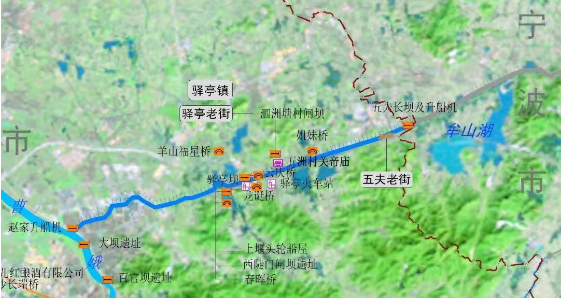 浙东运河上虞至余姚段